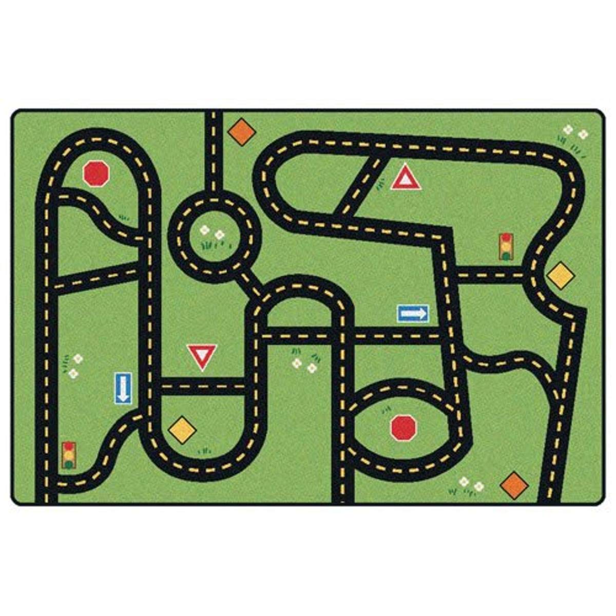 Carpets For Kids 10.21 Drive & Play Accent Rug 2Ft 8In X 4Ft Rectangle