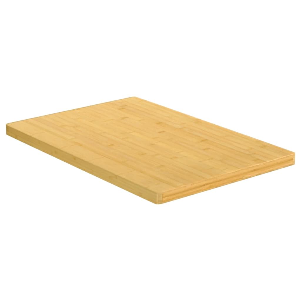vidaXL Bamboo Table Top, Rectangular Lightweight Furniture Piece, 23.6x39.4x1 Dimension, Easily Cleanable, Perfect for Indoor/Ou
