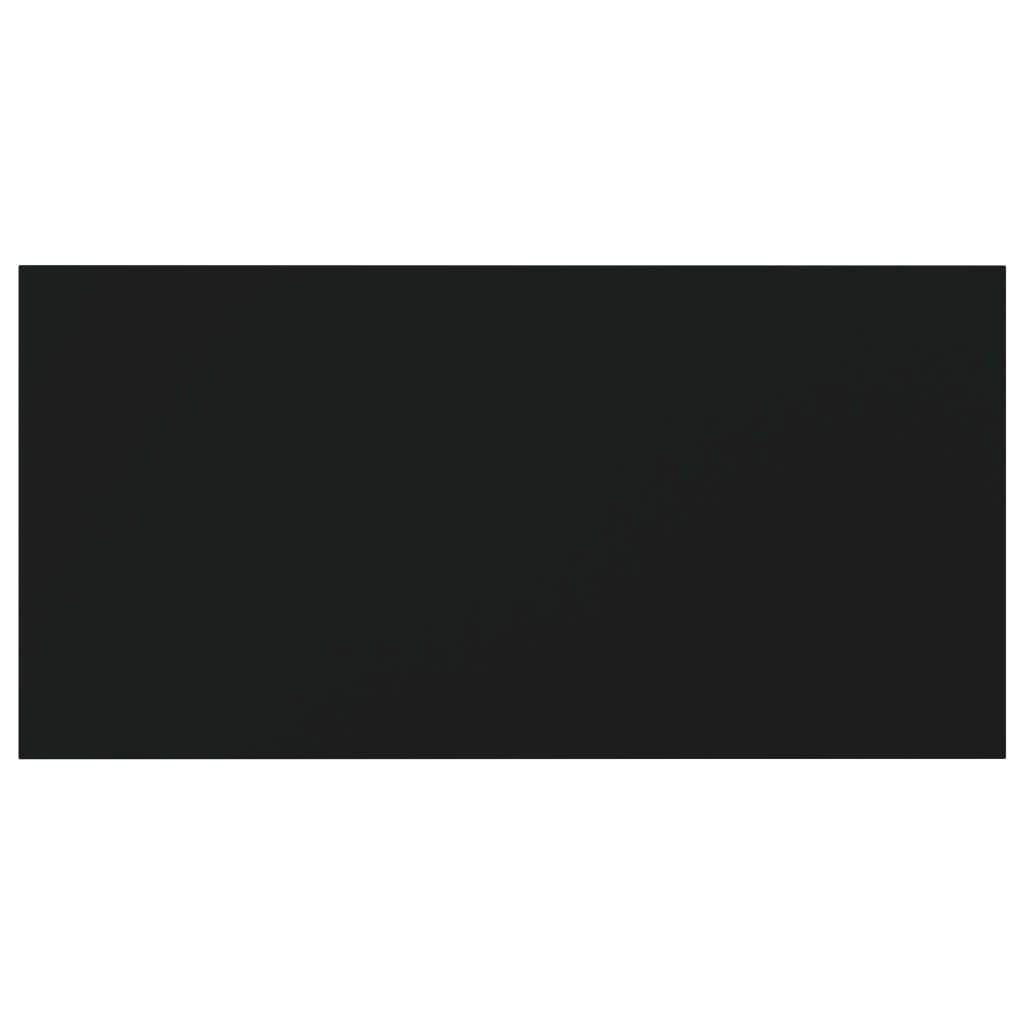 vidaXL 8-Piece Set Modern Black Bookshelf Boards, 15.7x7.9x0.6, Durable Engineered Wood, Easy Installation, Added Storage, Replacement Panels for Old Furniture