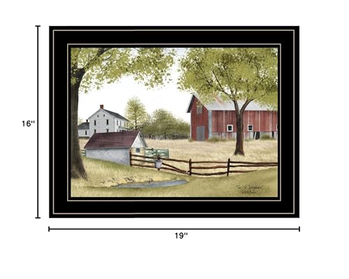 The Old Spring House 2 Black Framed Print Wall Art