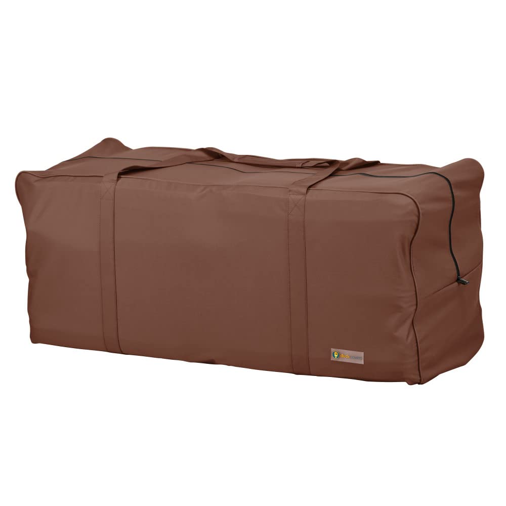 Duck Covers Ultimate Water-Resistant 58 Inch Patio Cushion Storage Bag, Patio Furniture Covers