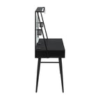 Coaster Home Furnishings Jessie Writing Desk with USB Ports Black and Gunmetal