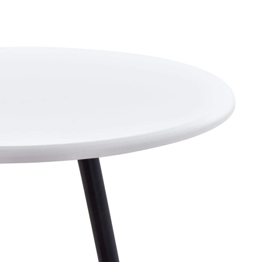 vidaXL Bar Table White 23.6&quot;x42.3&quot; MDF