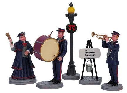 2006 Christmas Band Set of 5 Village Figurines