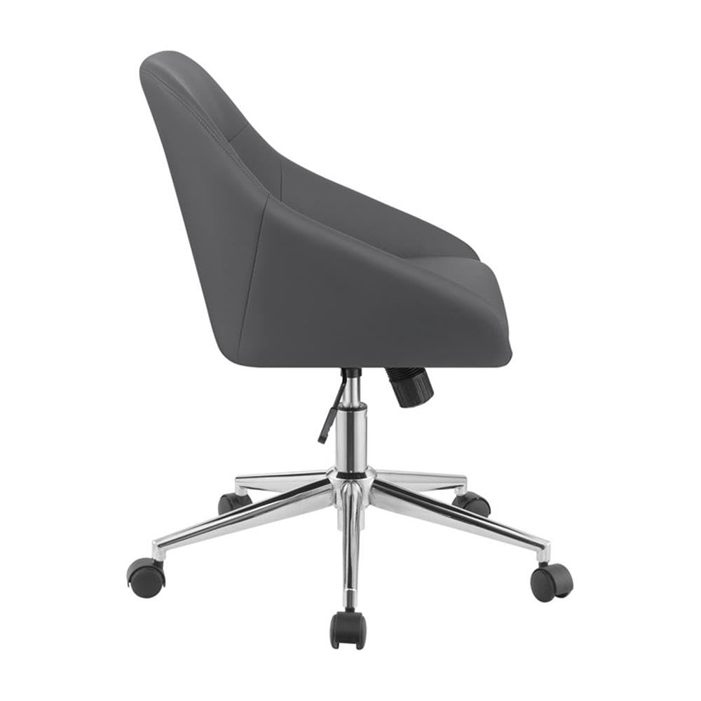 Coaster Home Furnishings Jackman Upholstered Office Chair with Casters Grey