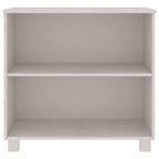 vidaXL Hamar White Sideboard - Solid Pinewood & MDF - Spacious with Two Shelves - Chic Whitewash Finish - Compliant with California Proposition 65