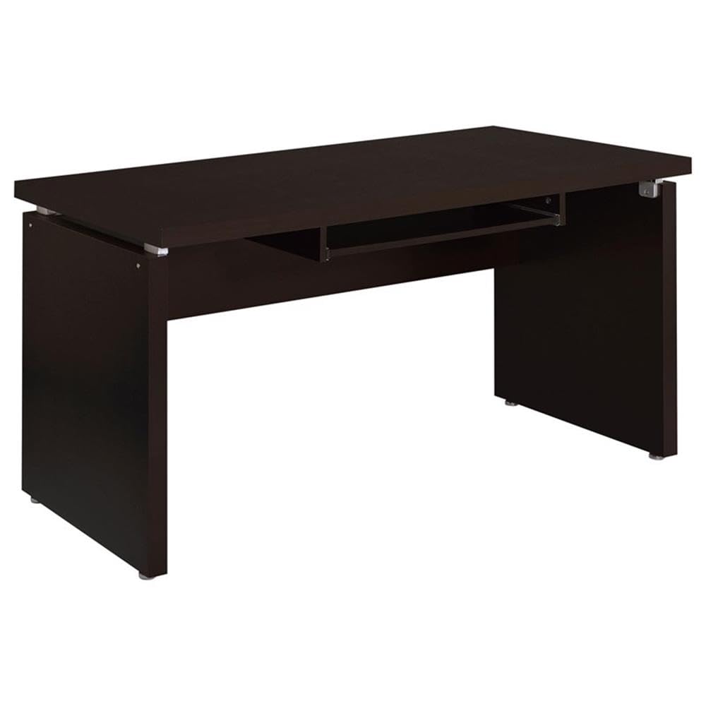 Coaster Skylar 2-Piece Wood Home Office Set L-Shape Desk Cappuccino