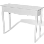 vidaXL White Dressing Console Table