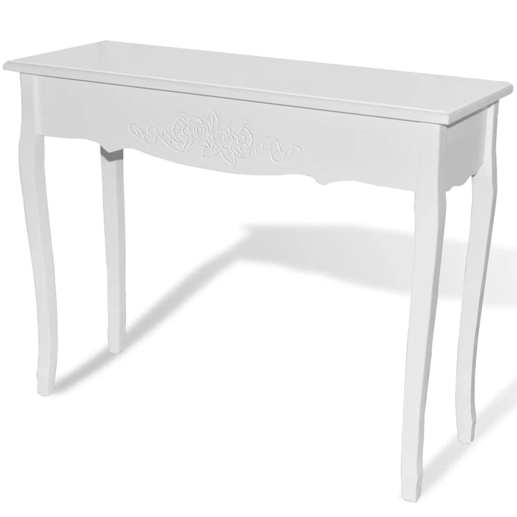 vidaXL White Dressing Console Table