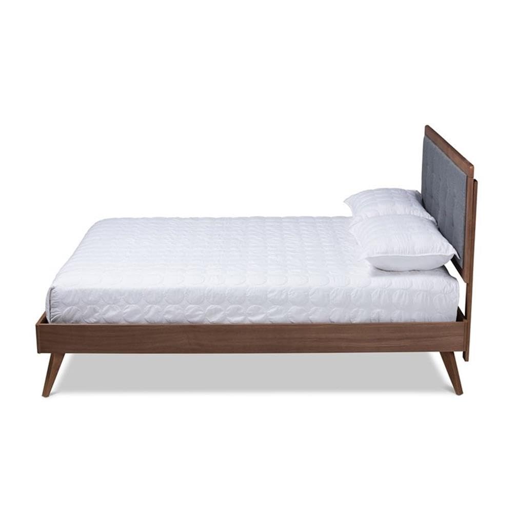 Baxton Studio Ines Platform Bed - Thumbnail 2