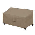 Easy-Going Waterproof Patio Sofa Cover Uv Resistant Outdoor Loveseat Cover Durable Patio Bench Cover Weatherproof Lawn Patio Furniture Cover (60Wx35Dx35H Inch, Camel)