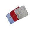 LookTrendyNow Micro Fibre Hand Towel 10X10 CMS Pack of 3 (1 Piece RED, 1 Piece Blue, 1 Piece Green Pack of 3 for Men, Women and