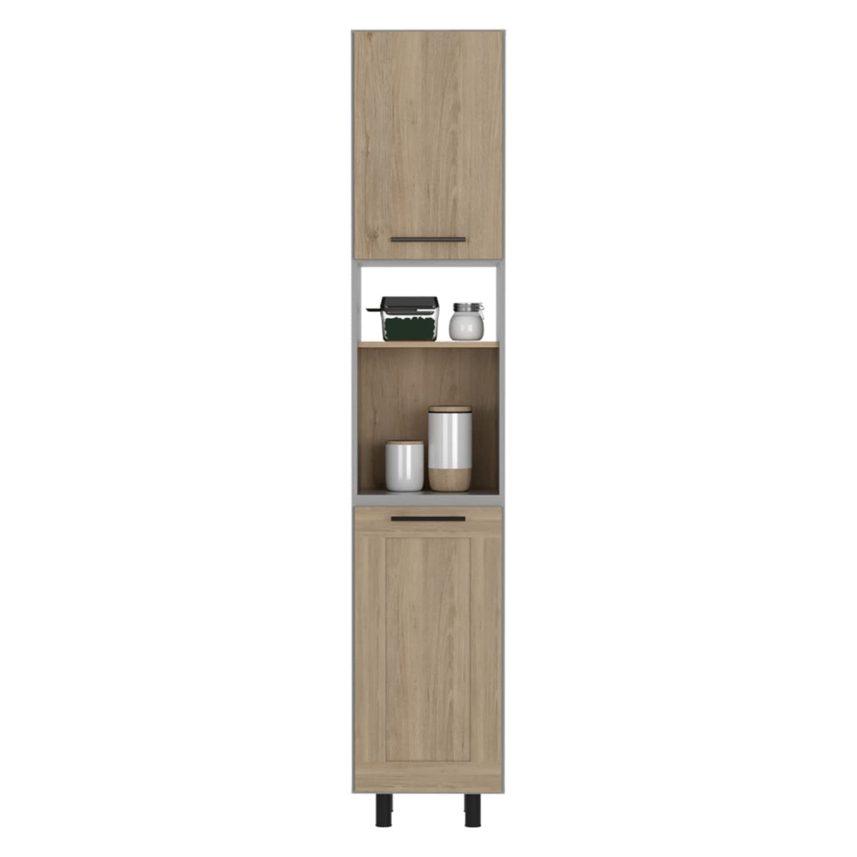 Blade Kitchen Pantry, Six Shelves, Double Door