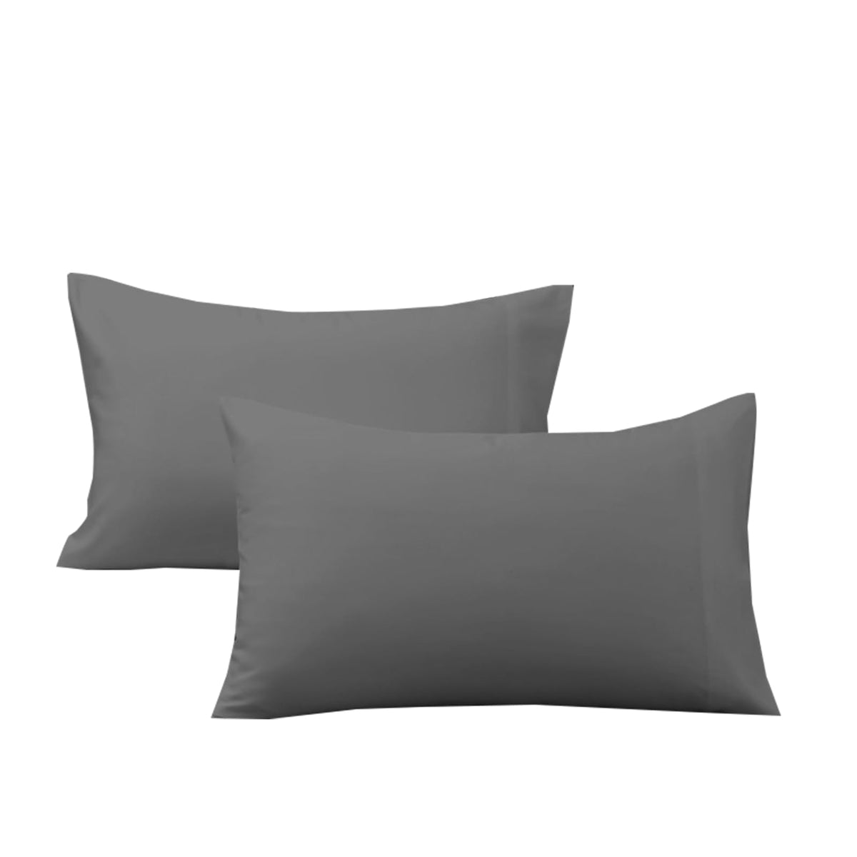 Evolive 100% Bamboo Rayon Material Cooling Breathable Pillow Cover/Pillowcases (Charcoal Grey, 20'X40' King)
