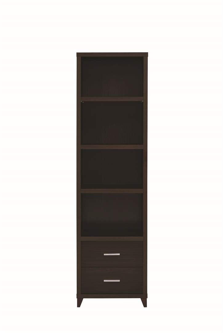 Coaster Furniture 2-Drawer Media Tower Cappuccino 700882