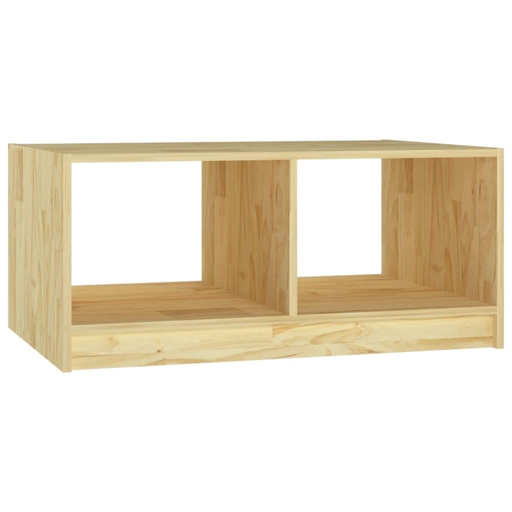vidaXL Coffee Table 29.5"x19.7"x13.2" Solid Pinewood