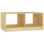 vidaXL Coffee Table 29.5"x19.7"x13.2" Solid Pinewood