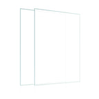 Egofine 11x14 Heat-Strengthened Glass Replacement for Picture Frame (Crystal Clear, 2 Pack), Replacement Glass for 11 by 14 Phot