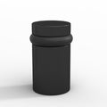 Mega Handles Floor Door Stopper - Wall Protectors From Door Knobs - Matte Black - 2 Inch