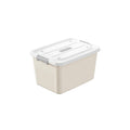 STAR WORK Plastic Storage Bins Containers with Lids,Craft Storage, Organizing Container for Home, Office & Art Supplies (Pack Of