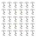 Royee 30 Pcs Twisty Pins Clear Head Screws Fasteners For Upholstery Slipcovers Bed Skirts Sofa Car Van Home Furniture Hold Bed S