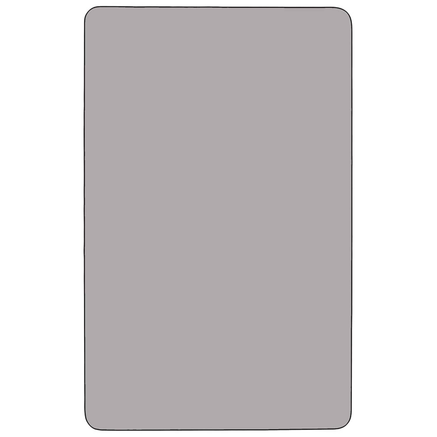 Flash Furniture 36X72 Rec Grey Activity Table, 26' X 36' X 72', Gray