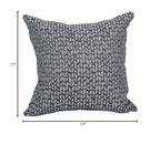 Blazing Needles Square Polyester Jacquard Throw Pillow, 17", Banyan Timber