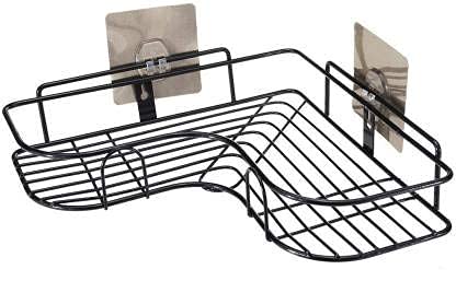 kodithal Serenity?Multipurpose Bathroom/Kitchen Corner Storage Organizer Wall Mounted Rack Shelf Shower Caddy (No Drilling  She