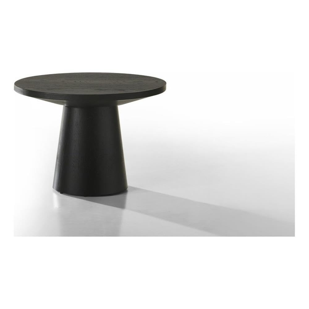 LILOLA LIVING Jasper Ebony Black 22&quot; Round End Table