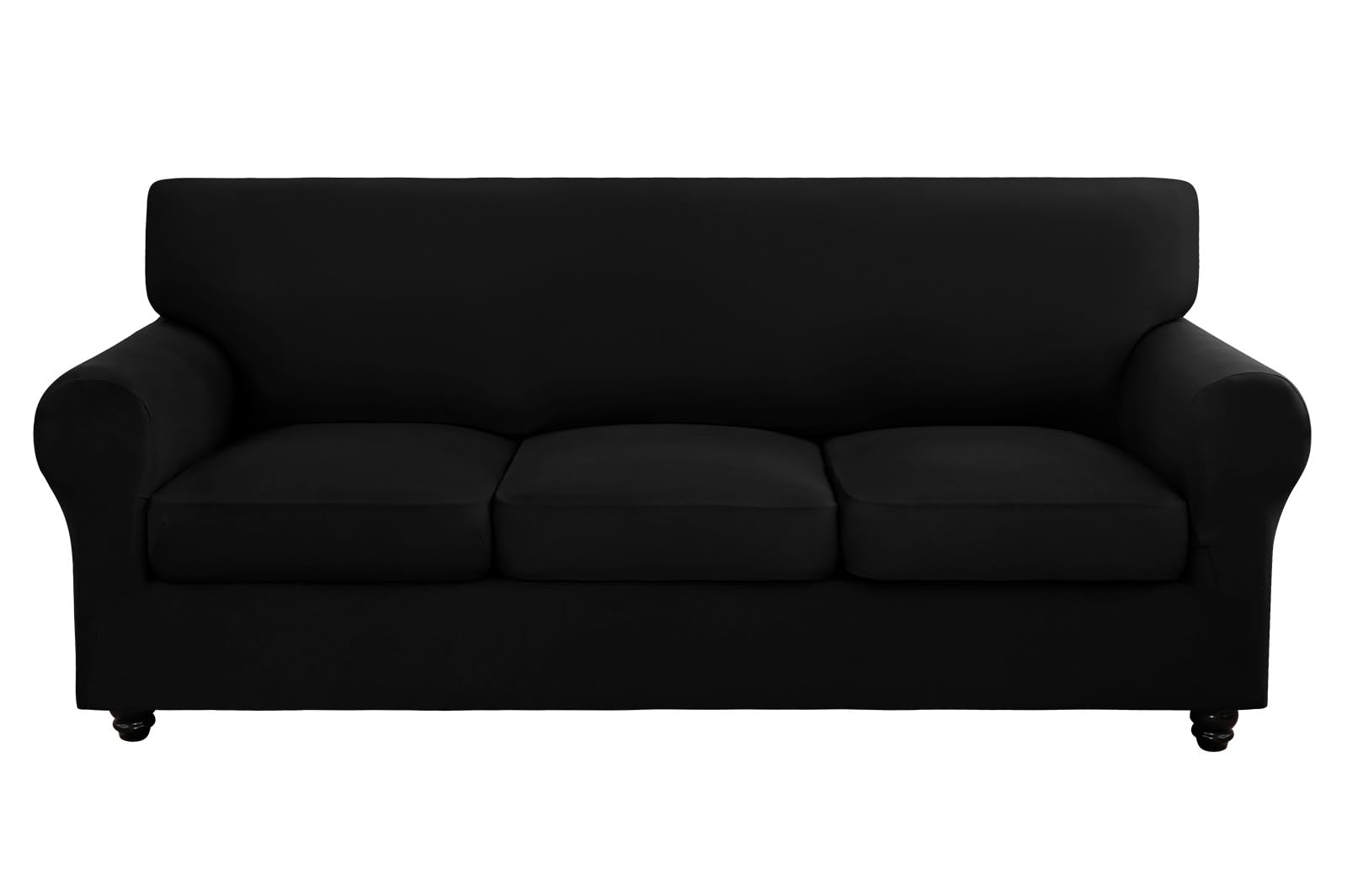 Searchi Stretch Sofa Cover Couch Cover, 4 Pieces Sofa Slipcover With 3 Separate Cushion Cover, Washable Furniture Protector For