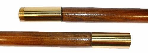 Online Stores Indoor Oak Flagpole, 8-Feet,Brown And Gold