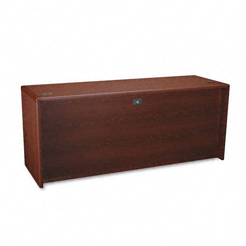 Hon-10700 Kneespace Credenza, 3/4 Height Pedestals, 72W X 24D X 29-1/2H, Mahogany