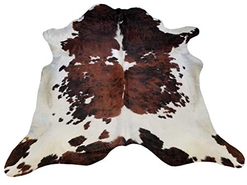 HomeRoots 6 Ft Tri-Colored Brindled Cowhide Rug