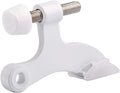 Homotek 48 Pack Hinge Pin White Door Stopper,Adjustable Deluxe Heavy Duty Door Stopper 2-1/2'X1-3/4,With White Rubber Bumper Ti