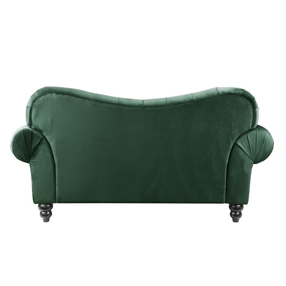Acme Iberis Loveseat in Green Velvet