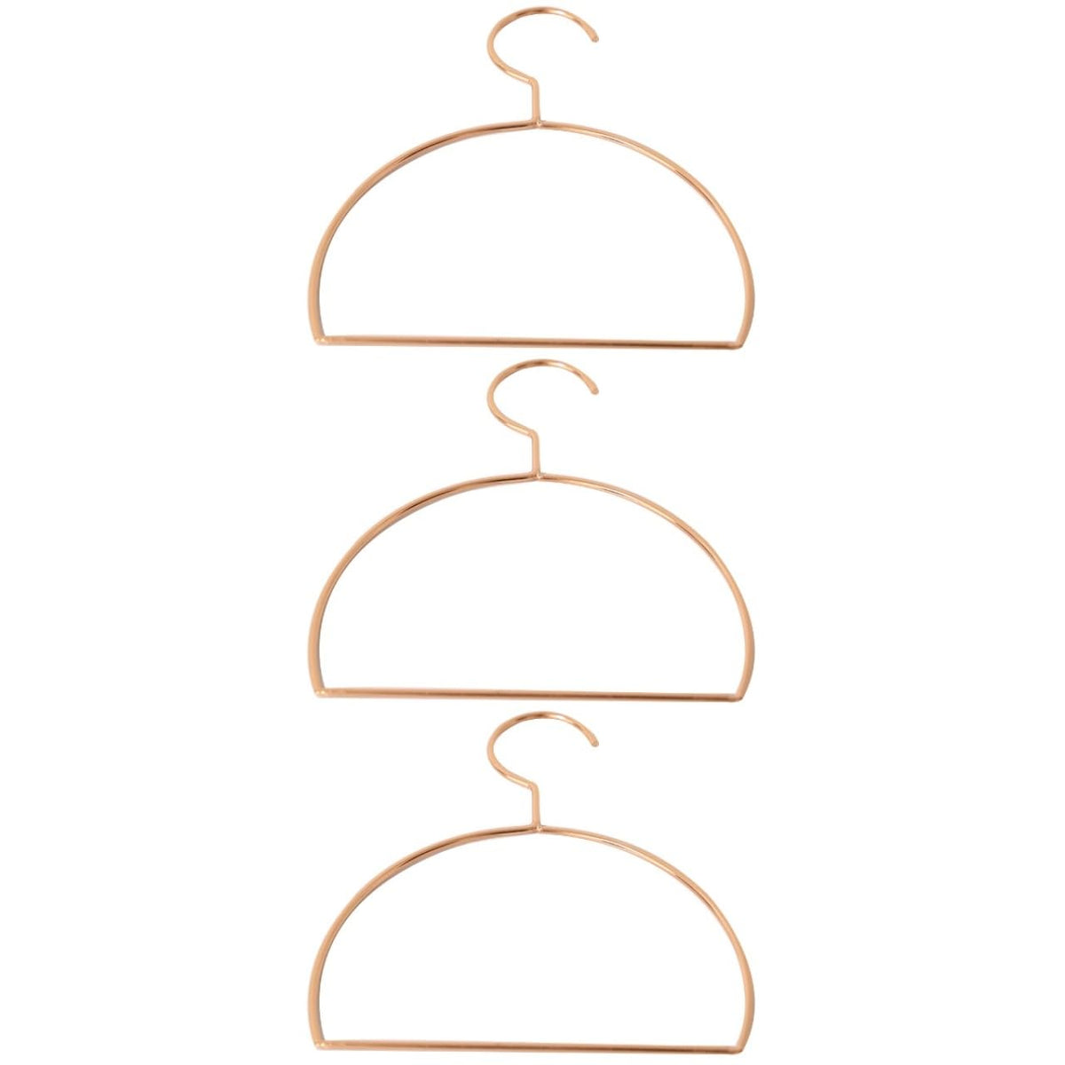 Amosfun 3 pcs Scarf Hanger Rack Semicircular Tie Rack for Scarves Belts Towels Closet Organizer for Door or Wardrobe Space Savin