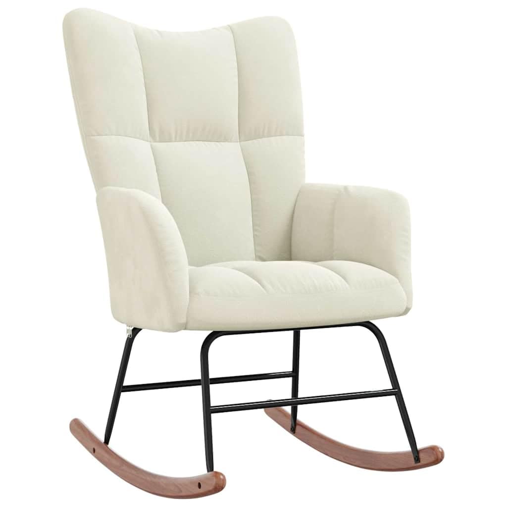 vidaXL Velvet Rocking Chair