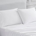 Linen Closet Luxury Cotton 400 Thread Count Ultimate Cotton Percale King Pillowcases, Set Of 2, Arctic White