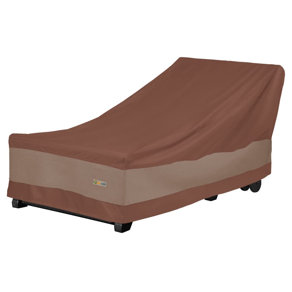Duck Covers Ultimate Waterproof 74 Inch Patio Chaise Lounge Chair Cover, Patio Furniture Covers