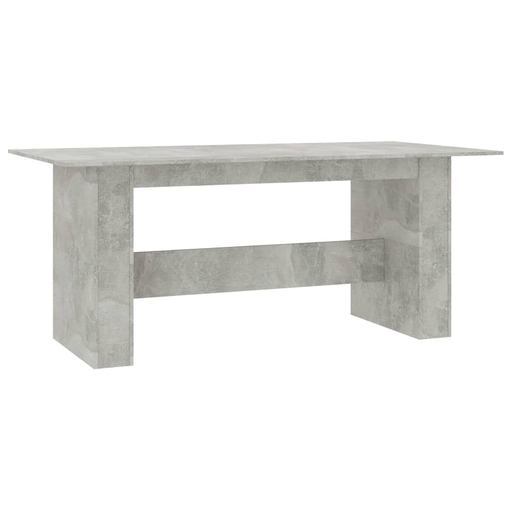 vidaXL Dining Table Concrete Gray 70.8&quot;x35.4&quot;x29.9&quot; Chipboard