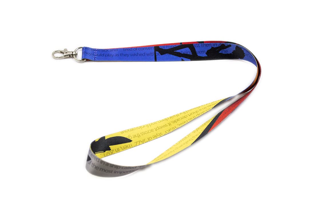 Tennanda Bebop Cowboys Neck Lanyard With Claw Clasp | Key Holder, Card Holder, Whistle Holder |