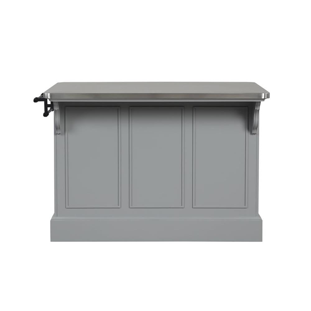 Acme Urrur Kitchen Island in Gray Finish