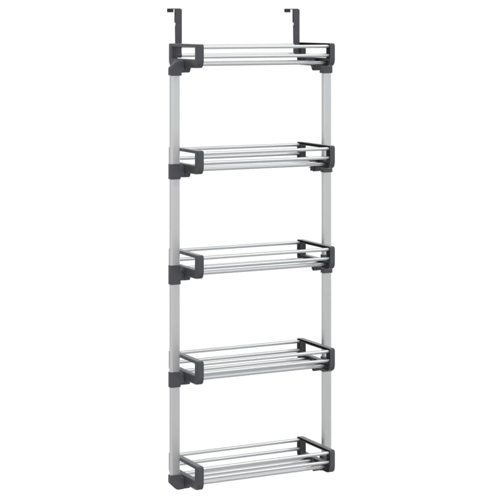 vidaXL Over-The-Door Organizer - 5-Shelf Storage Unit - Thumbnail 2