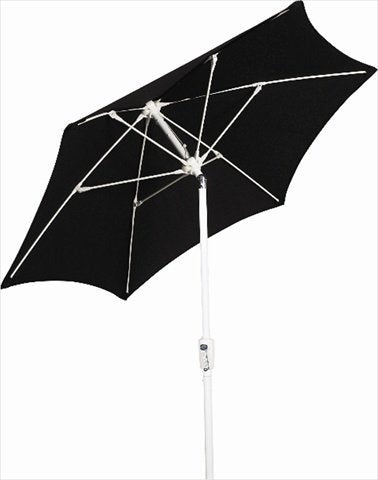 Fiberbuilt Home 7Hcrw-T-Black Patio Umbrella 7.5 Ft - Black