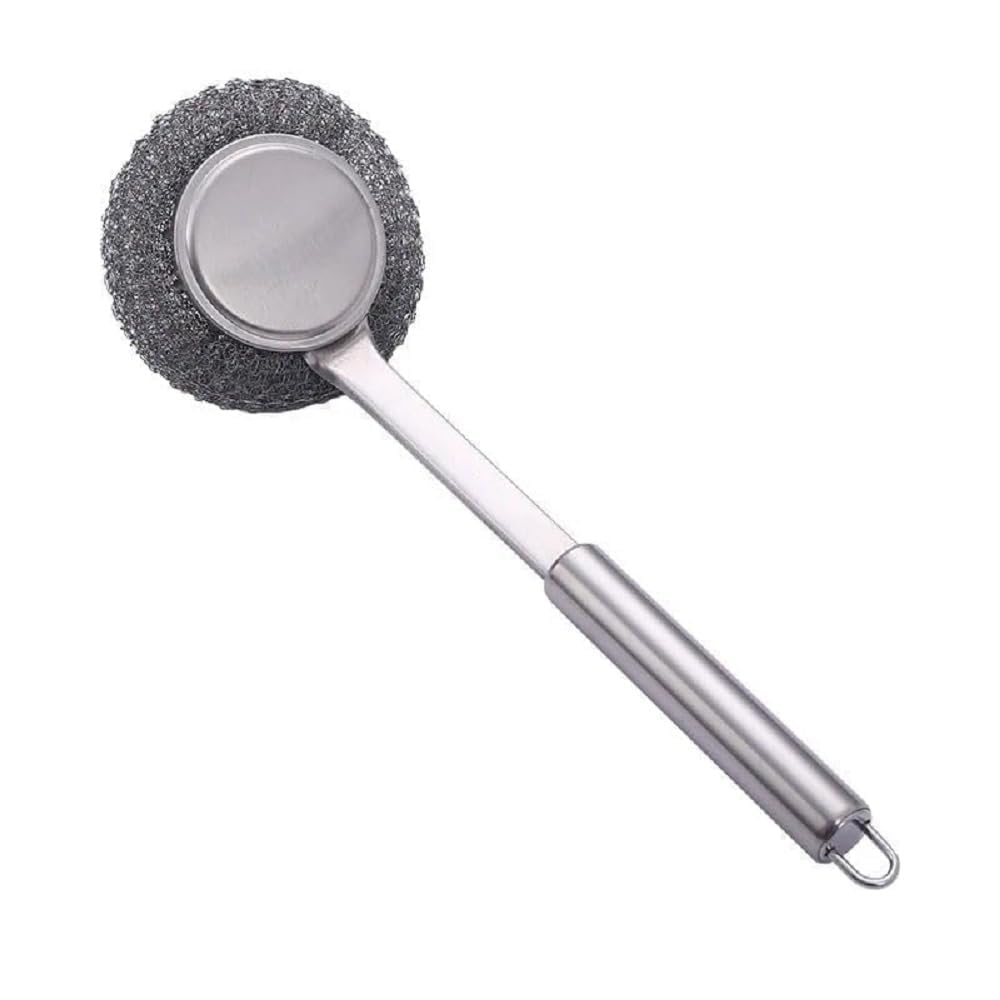 Heavyuty Steelandled Gap Brush  Multicolor Multipurpose Scrubber for Deep Bottle, Jar, Tile, Toilet & Crevice Cleaning  Reache
