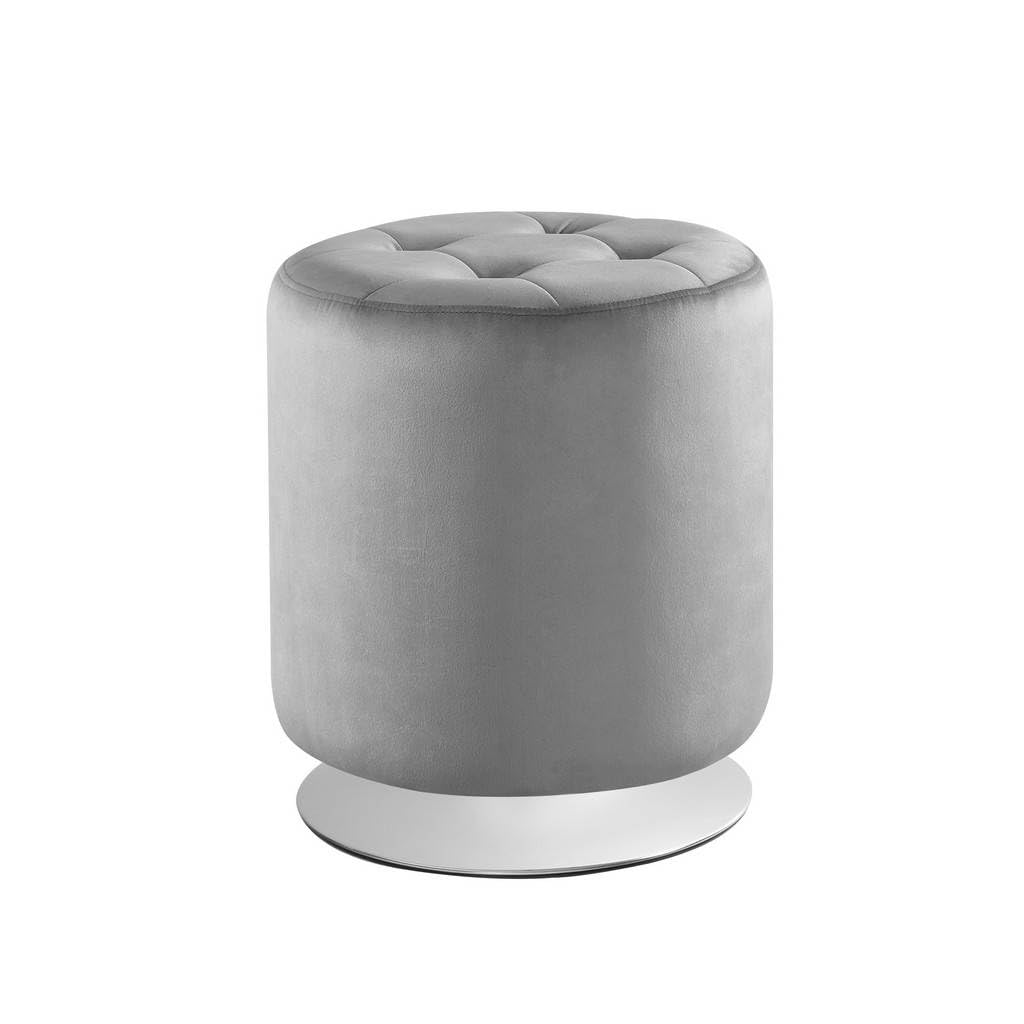 Sikes Swivel Ottoman Gray
