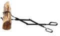 Rocky Mountain Goods Firewood Tongs - Reinforced Wrought Iron for extra strength - 26