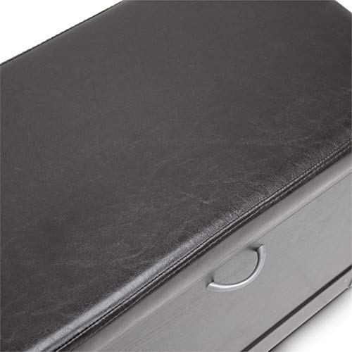 Baxton Studio Espresso Shoe Rack Bench, 12Lx24.25Wx18H