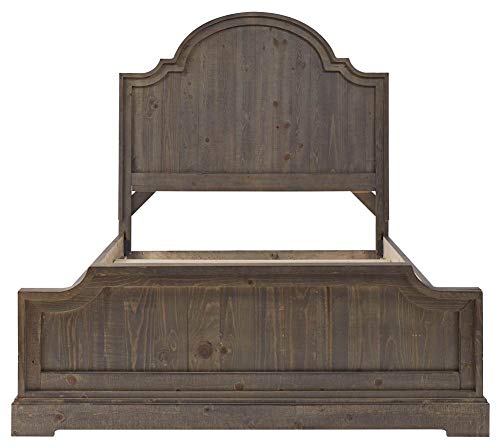 Progressive Furniture Meadow King Panel Complete Bed, Weathered Gray