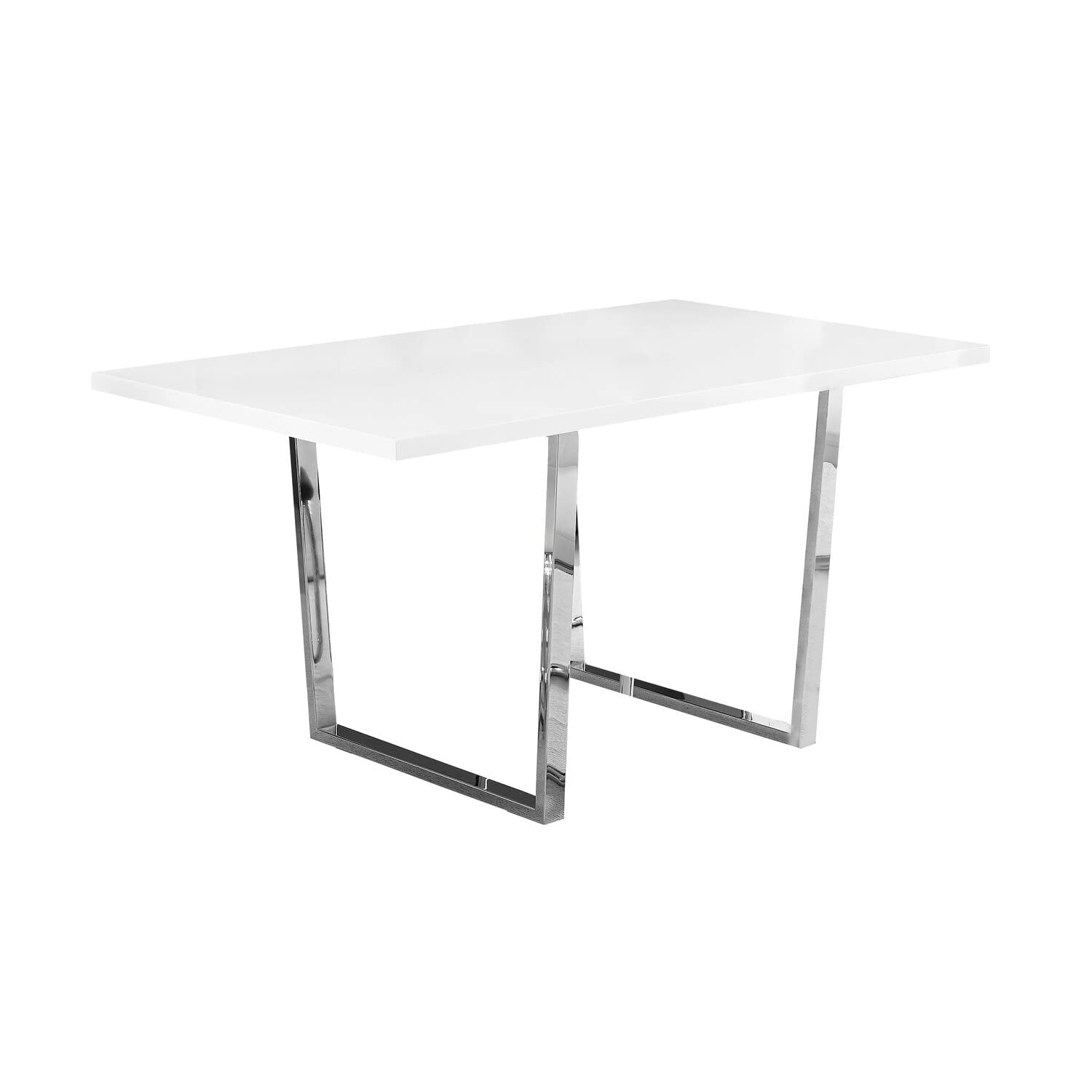 Monarch Specialties Dining Table, 59&quot;L X 35.5&quot;D X 30.25&quot;H, White